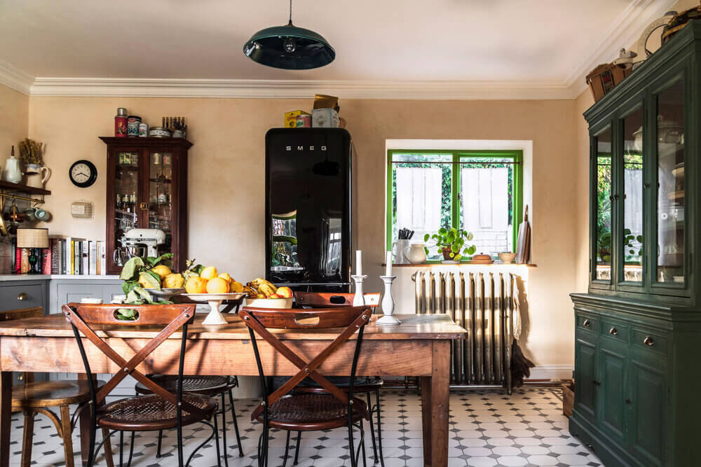 A Cozy Cluttered French-Style Kitchen by deVOL - The Nordroom