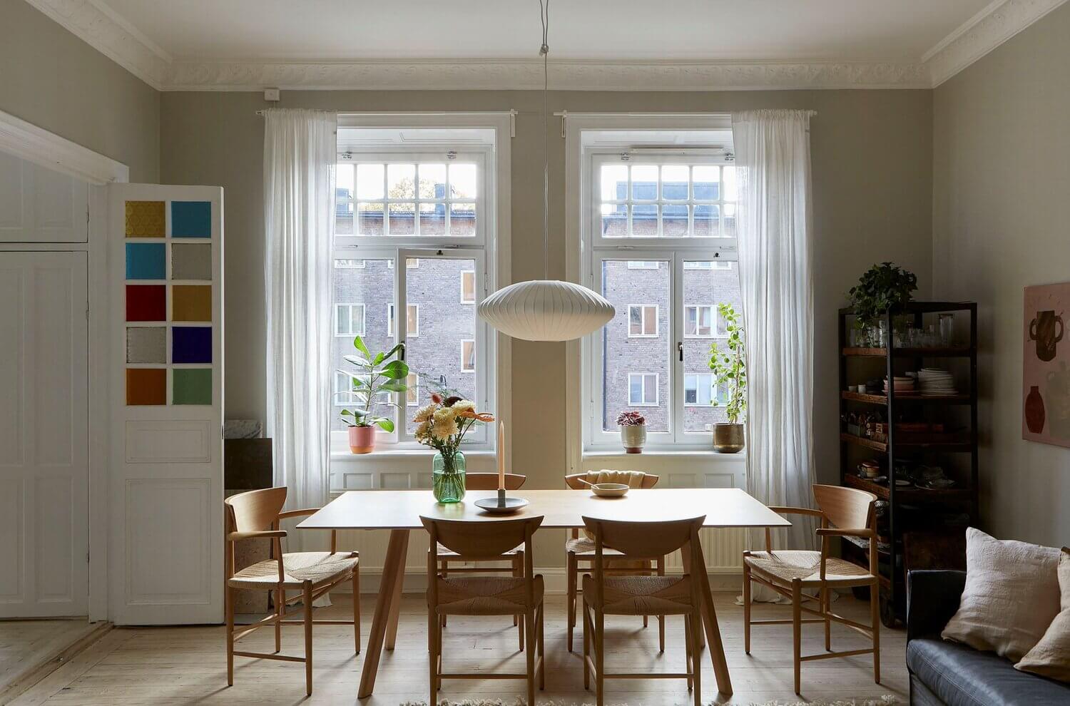 AScandinavianApartmentWithAMintGreenKitchen TheNordroom9 A Scandinavian Apartment With A Mint Green Kitchen
