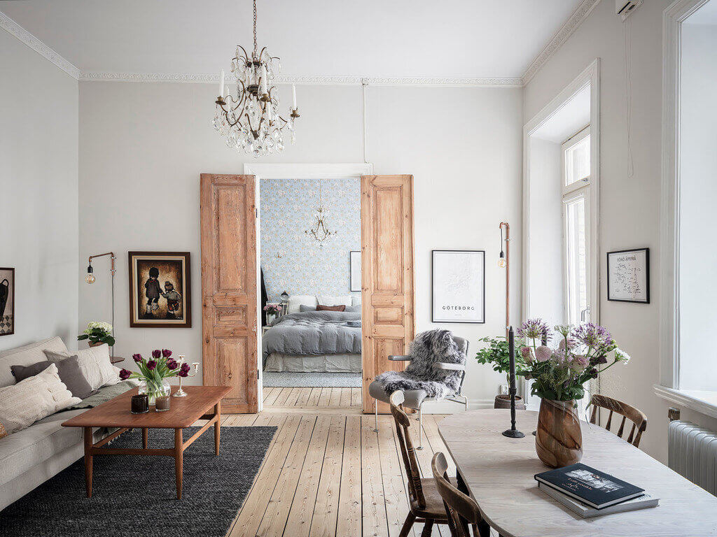 charming one bedroom apartment sweden nordroom A Charming One-Bedroom Apartment in Sweden