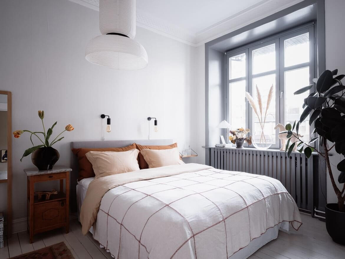 soft colors scandinavian apartment nordroom12 Soft Color Tones in a Stylish Scandi Apartment