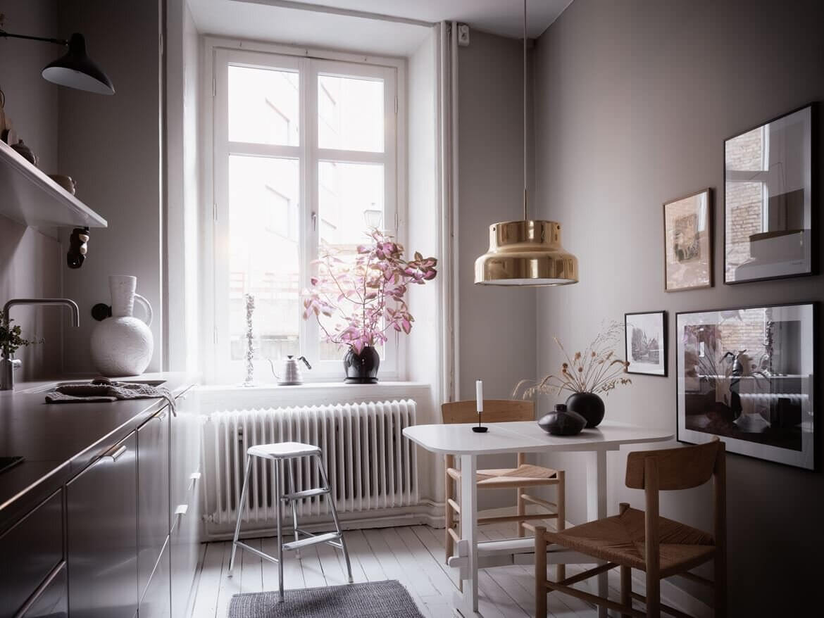 soft colors scandinavian apartment nordroom9 Soft Color Tones in a Stylish Scandi Apartment