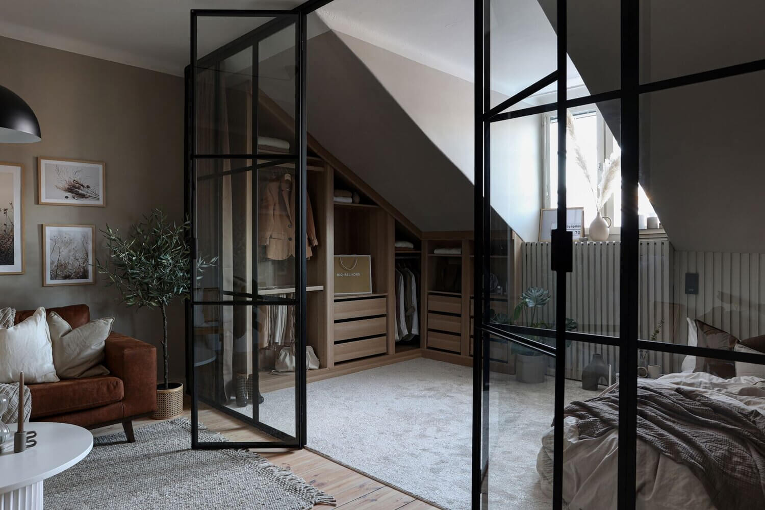 ASmallLuxuriousAtticApartmentinSweden TheNordroom4 A Small Luxurious Attic Apartment in Sweden