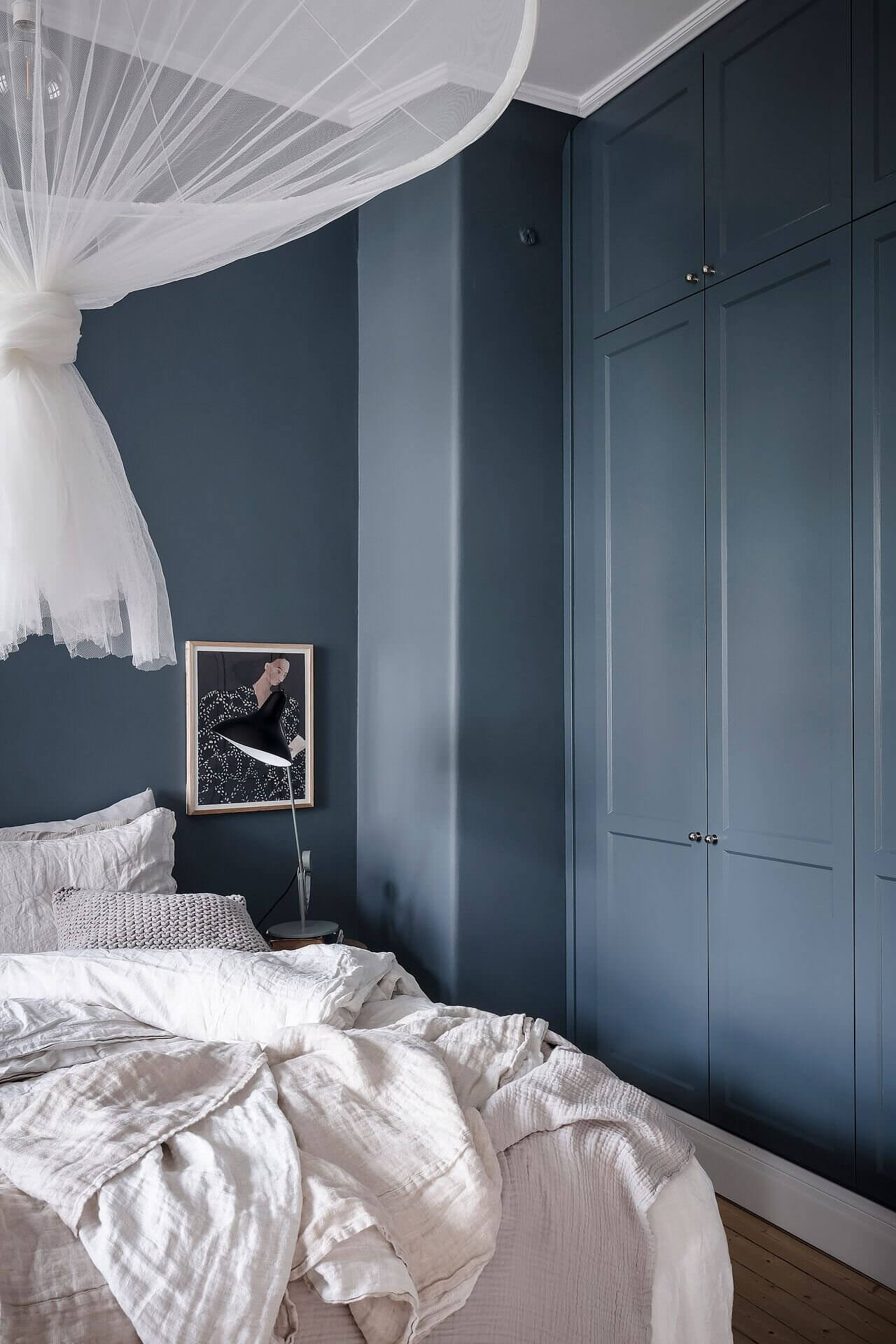 Blue and Grey Tones in a Wonderful Scandinavian Apartment