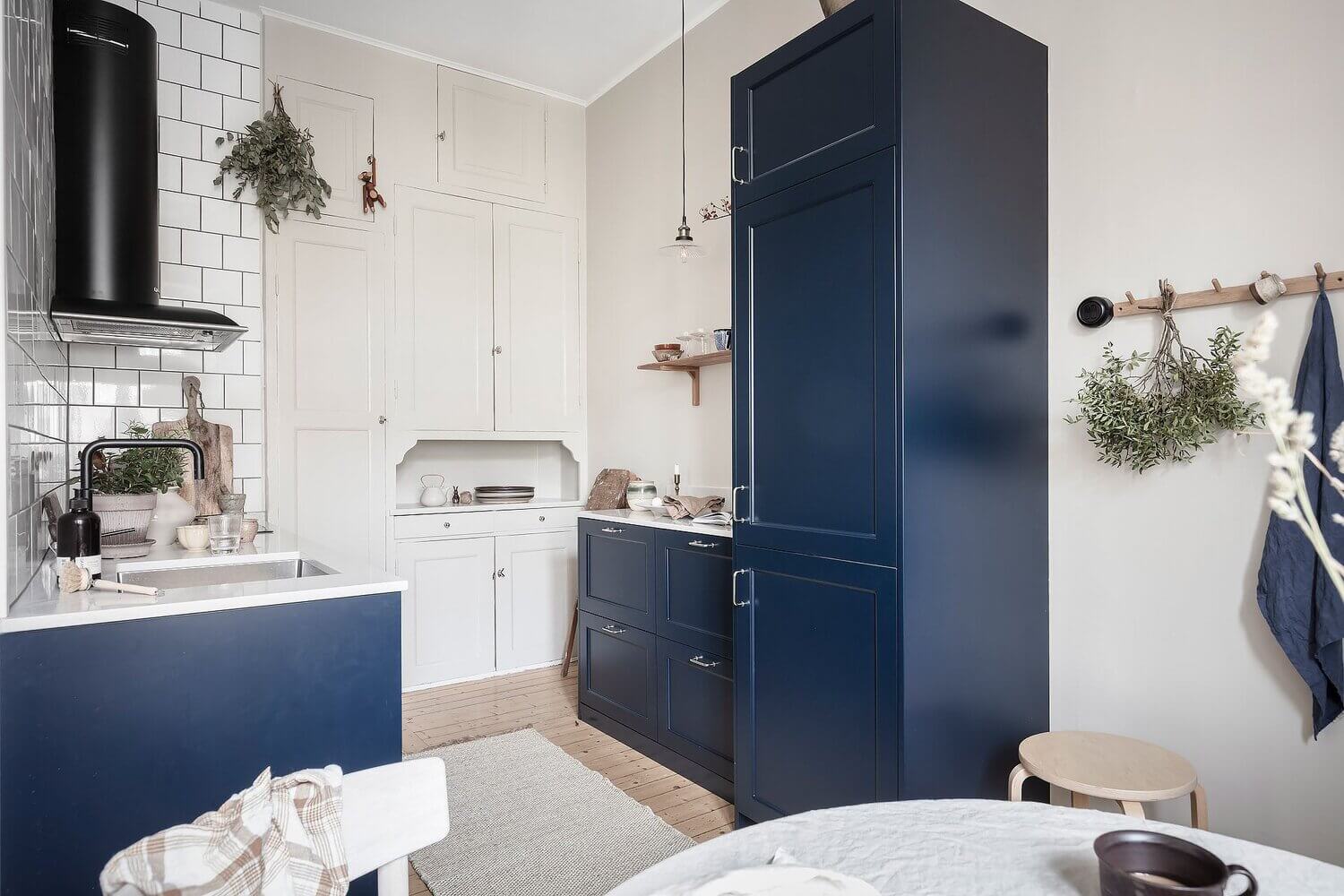 blue grey scandinavian apartment nordroom9 Blue and Grey Tones in a Wonderful Scandinavian Apartment