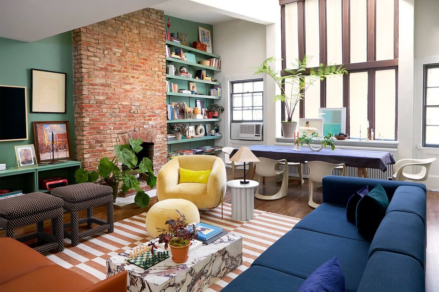 creative colorful home new york nordroom A Creative and Colorful Home in New York City