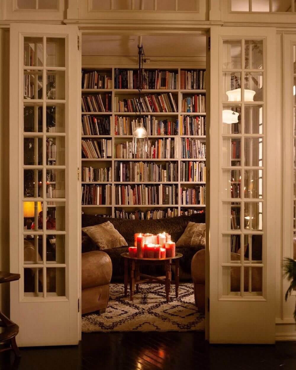 home library ideas bookshelves reading nook nordroom1 30 Book-Filled Rooms That You'll Love
