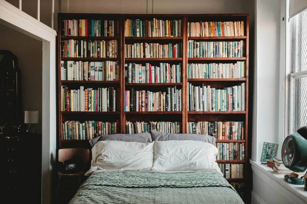 home library ideas bookshelves reading nook nordroom14 30 Book-Filled Rooms That You'll Love