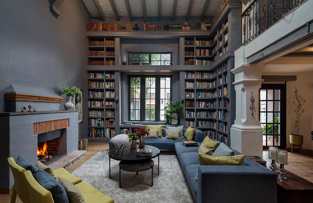 home library ideas bookshelves reading nook nordroom3 36 Home Library Ideas That Are A Book-Lover's Dream