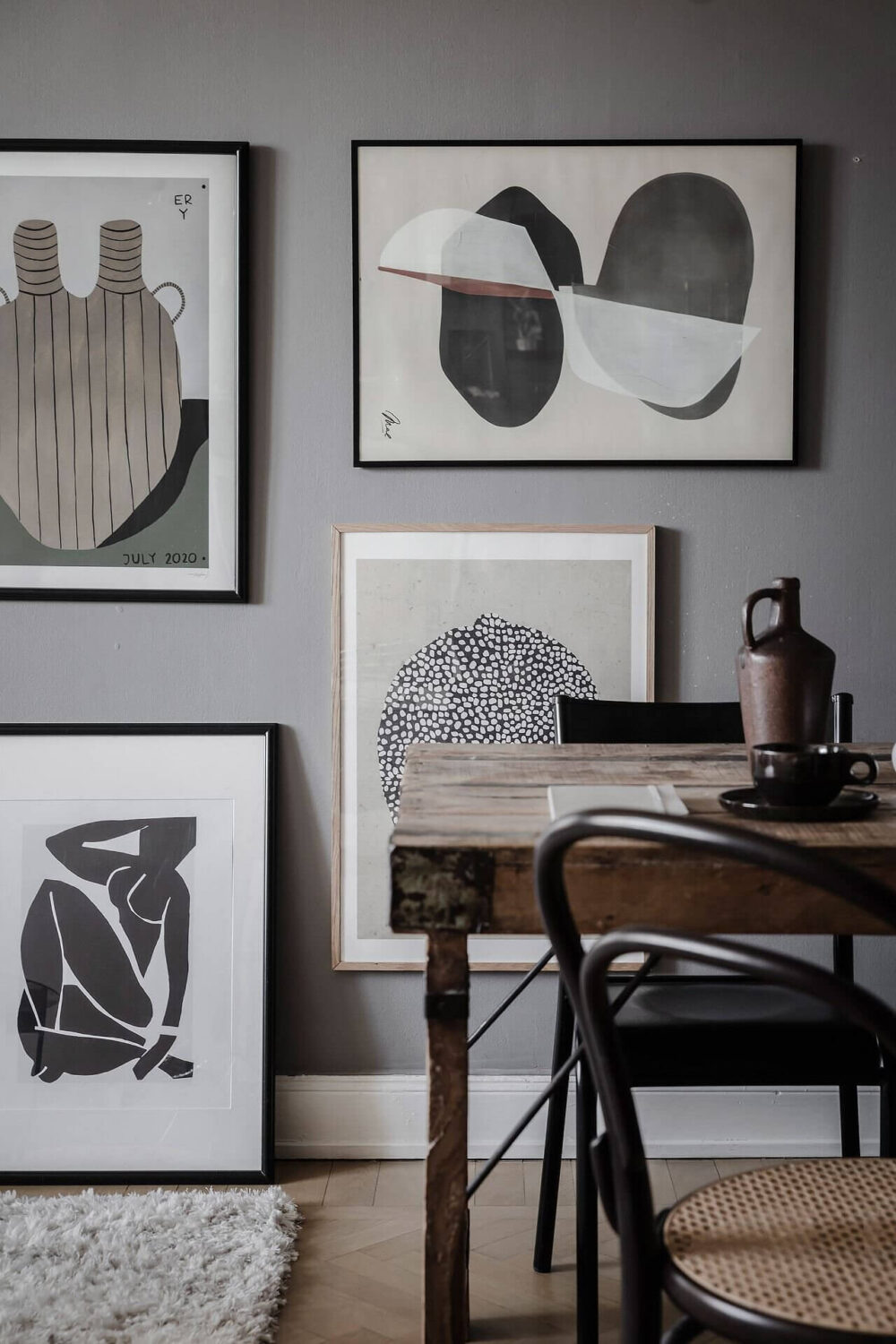 A Lovely Scandinavian Apartment with An Art-Filled Living Room - The ...