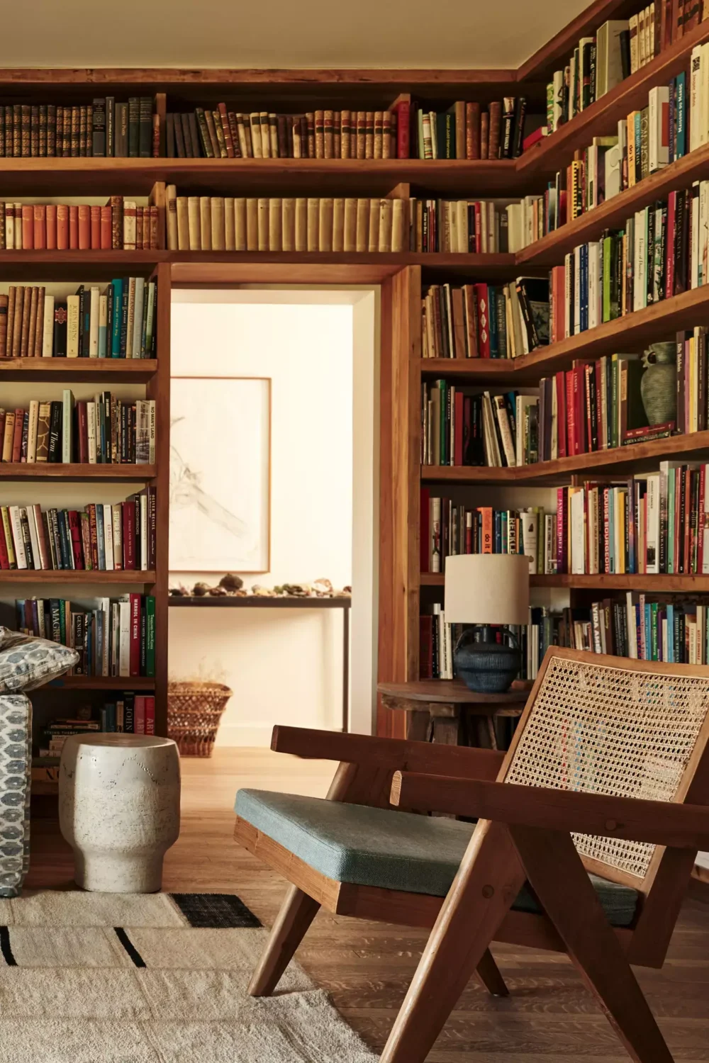 warm-wood-home-library-anthropologie-nordroom