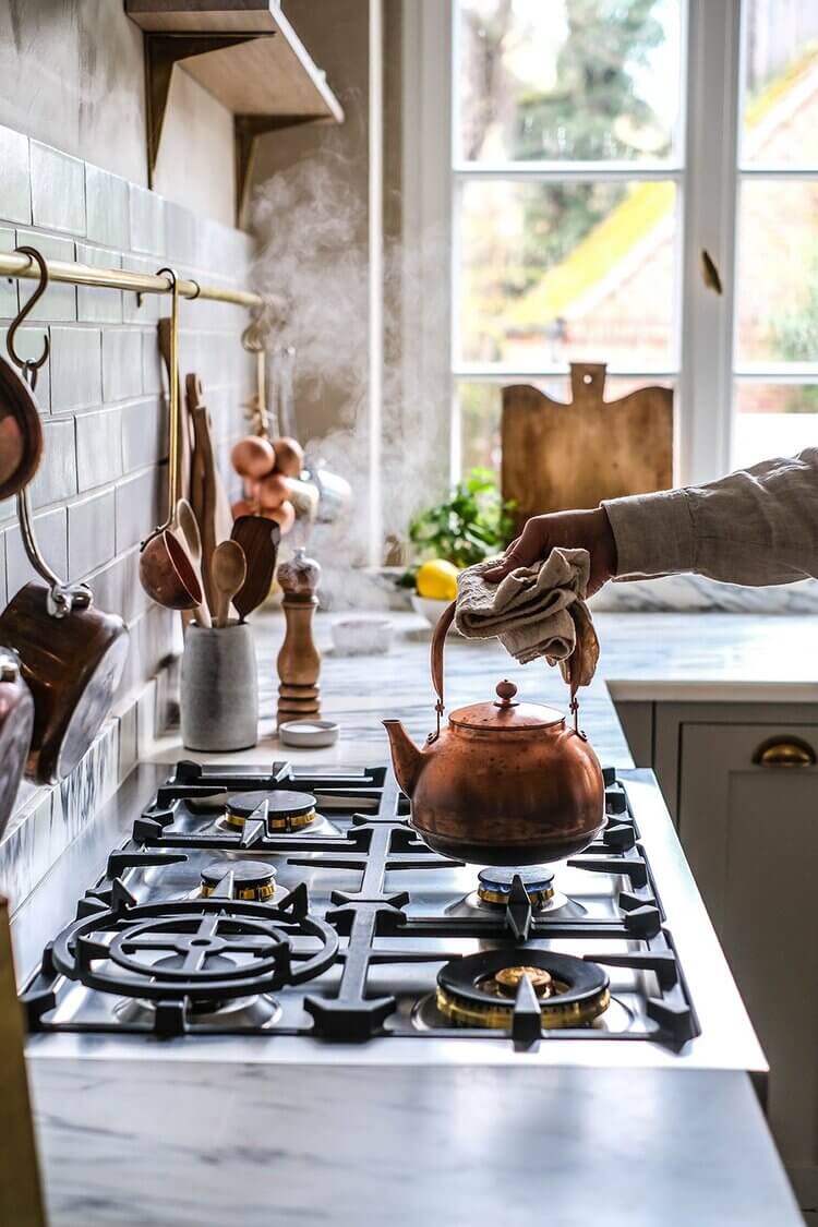 ABeautifuldeVOLKitcheninaRenovatedGermanSchoolhouse TheNordroom12grid A Beautiful deVOL Kitchen in a Renovated German Schoolhouse