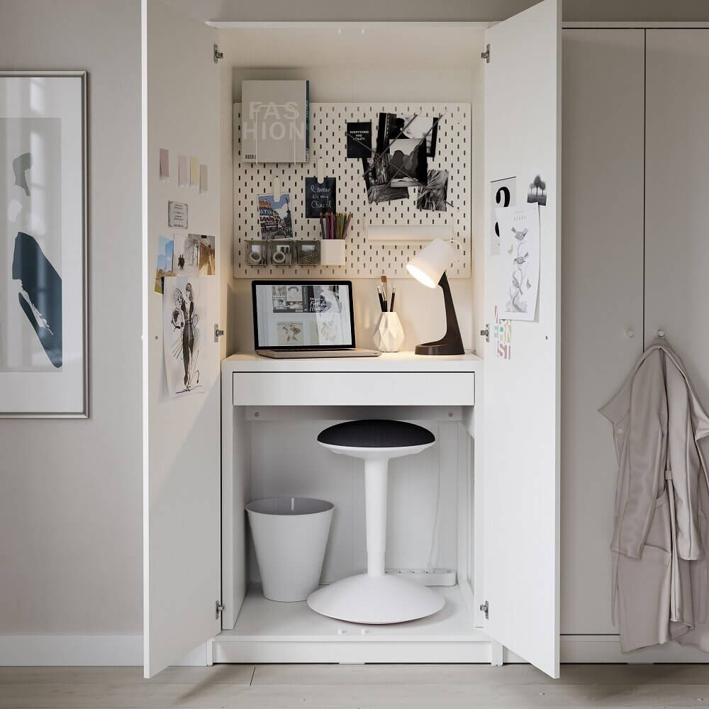 How To Create A Home Office In A Small Space - The Nordroom