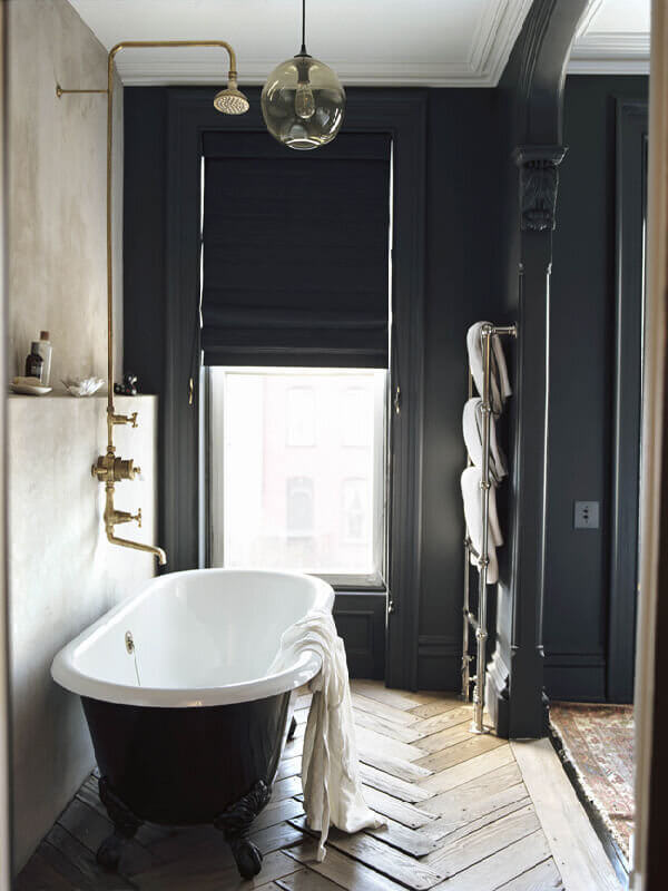 blackbathroomsthenordroom2 Paint it Black: Black Interior and Exterior Design Ideas