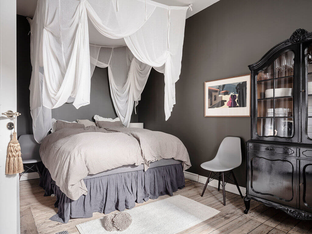 blackbedroomthenordroom2 Paint it Black: Black Interior and Exterior Design Ideas