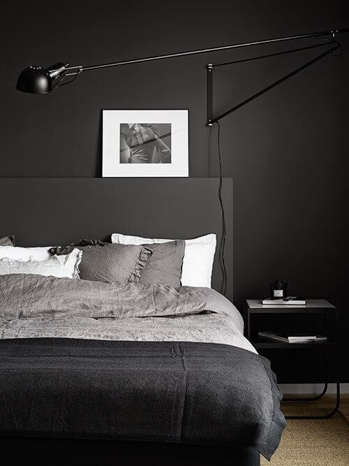 blackbedroomthenordroom4 Paint it Black: Black Interior and Exterior Design Ideas