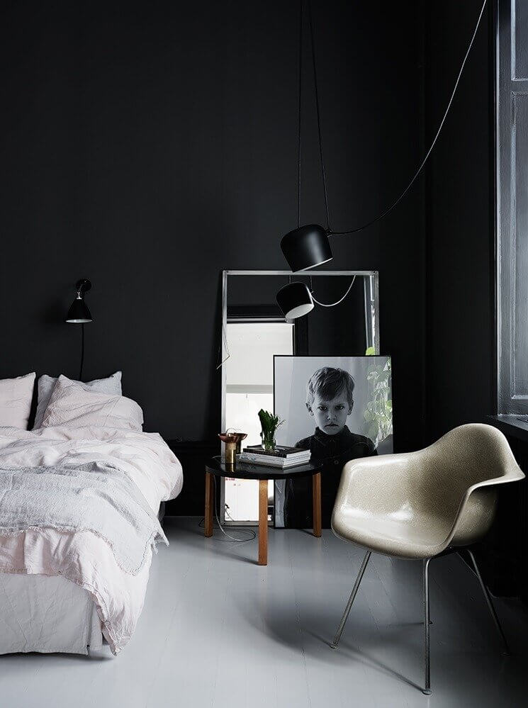 blackbedroomthenordroom62 Paint it Black: Black Interior and Exterior Design Ideas