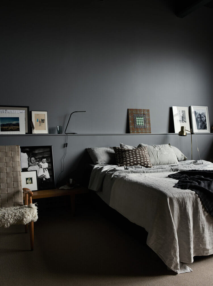 blackbedroomthenordroom7 Paint it Black: Black Interior and Exterior Design Ideas