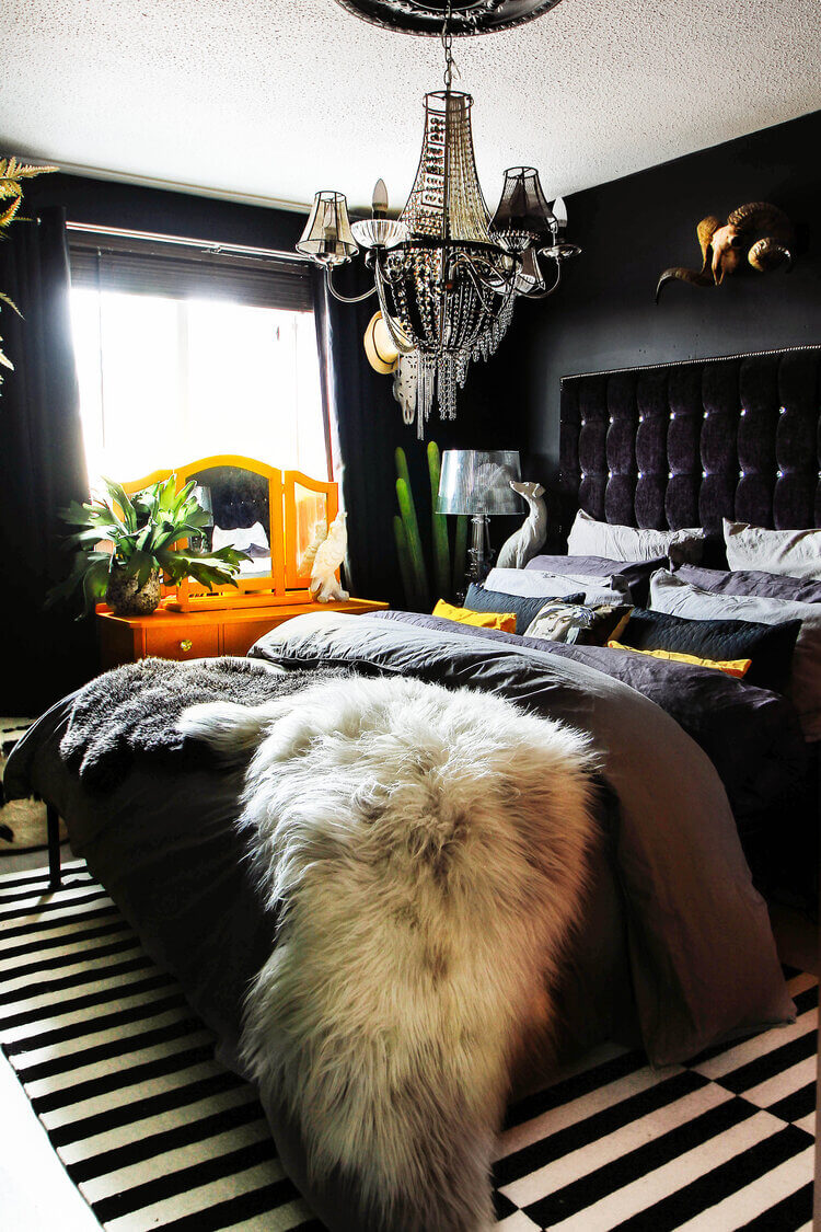 blackbedroomthenordroom8 Paint it Black: Black Interior and Exterior Design Ideas