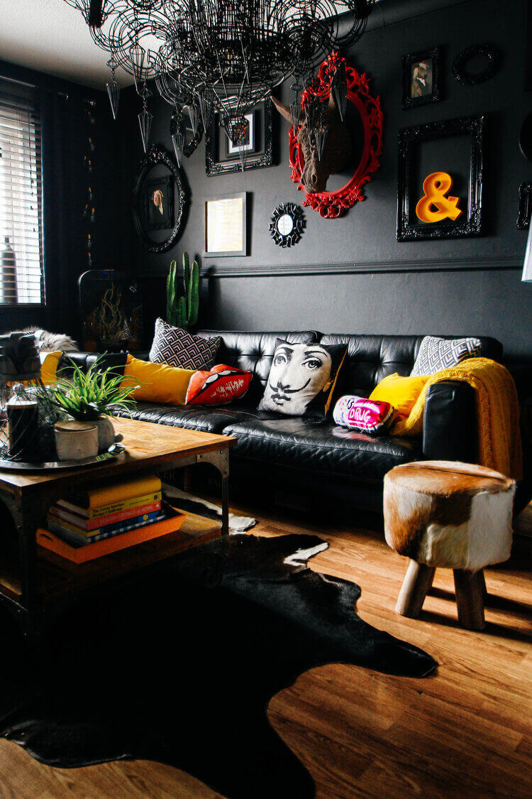 tumblr ovut6epHkb1r6kaa9o8 1280 Paint it Black: Black Interior and Exterior Design Ideas