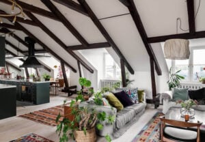 Scandinavian-Inspired Penthouse Renovation in Sweden - Unique Scandinavian Penthouse Apartment Tow