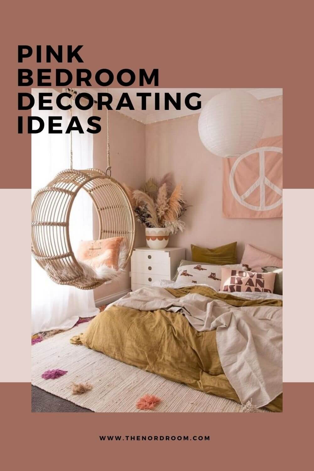 pink bedroom decorating ideas nordroom5 How To Style A Pink Bedroom (For Adults)