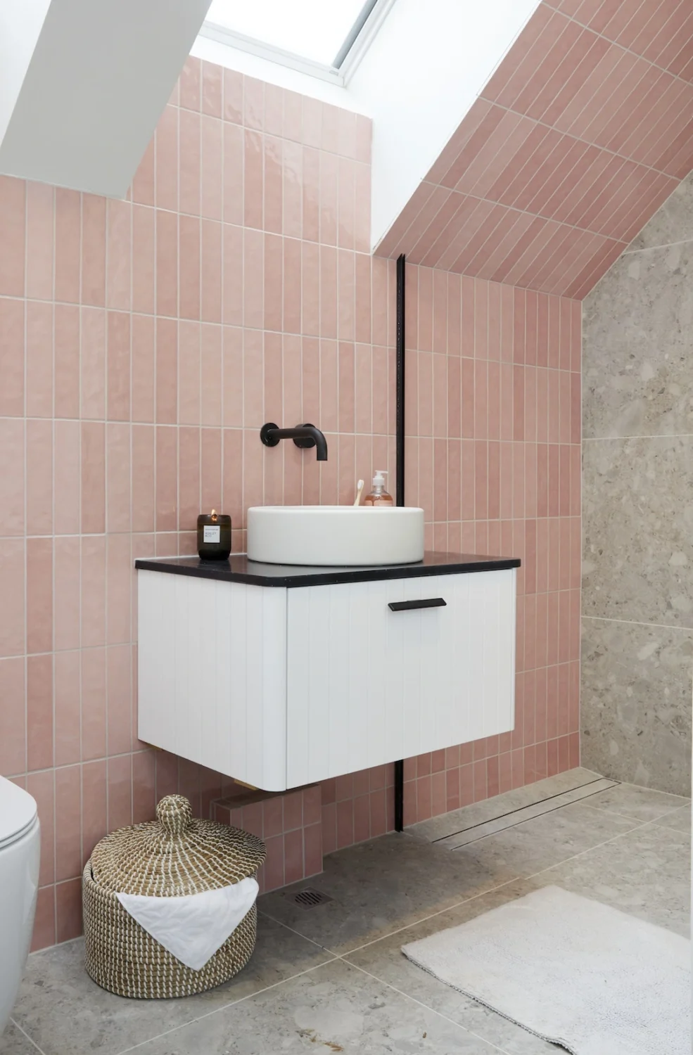 small-pink-bathroom-skylight-small-bathroom-ideas-nordroom