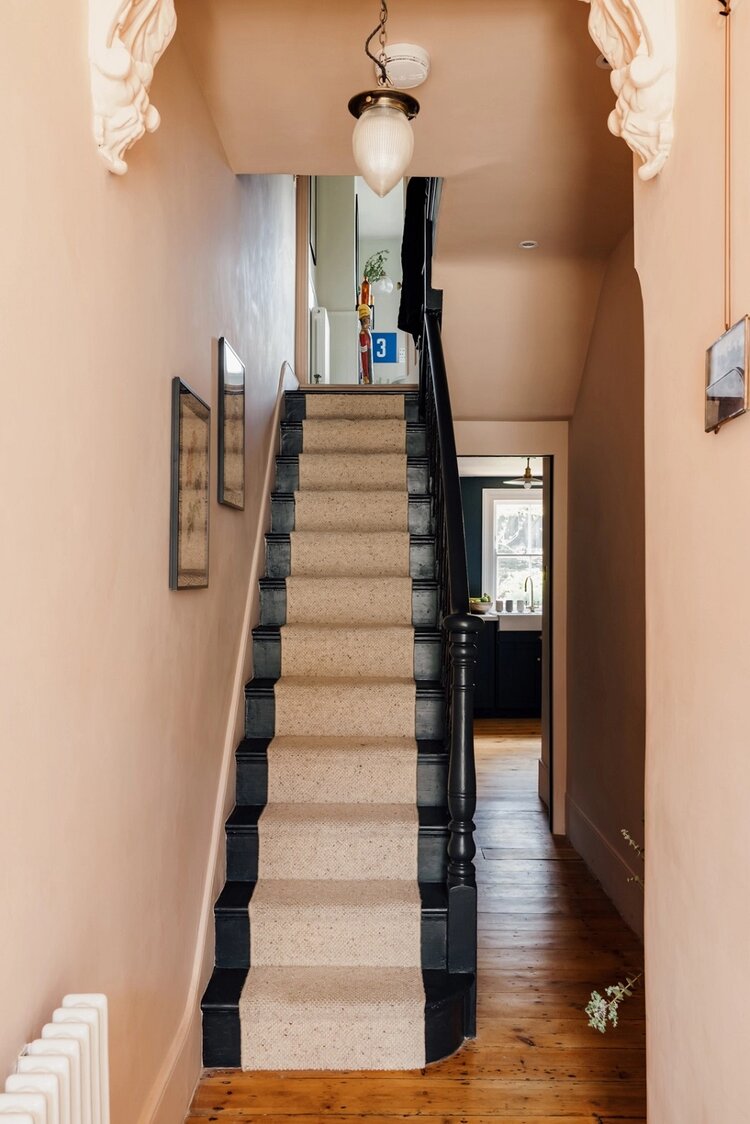 staircase victorian home london nordroom A Colorful Family Home in London