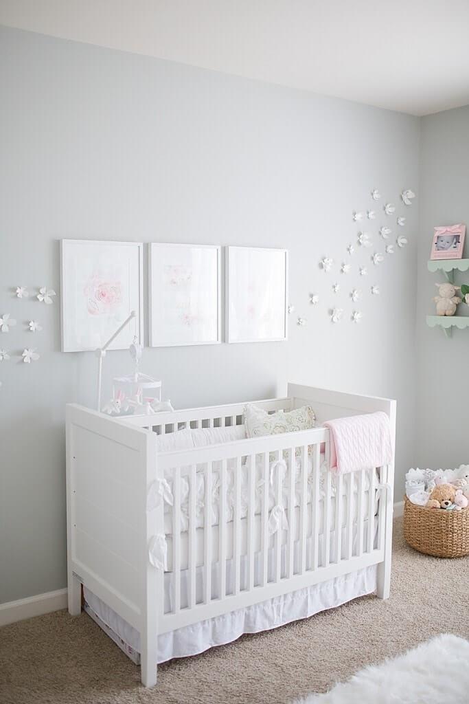 white grey gender neutral baby room nordroom Beautiful Gender Neutral Nursery Ideas