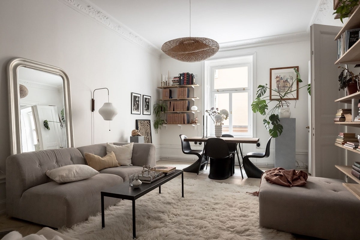 A Bright and Natural Scandinavian Apartment