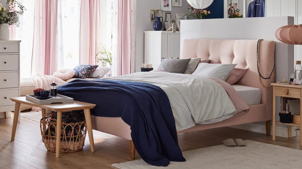 ikea-bedroom-pink-bed-ikea-catalog-2022-nordroom