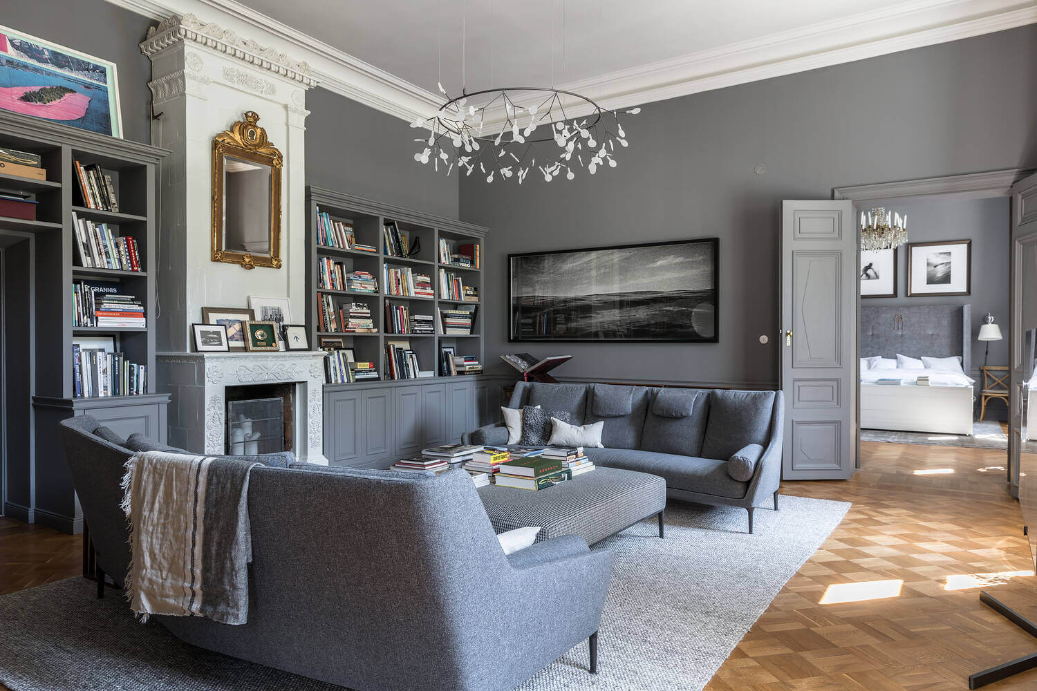 gray-living-room-fireplace-swedish-apartment-nordroom