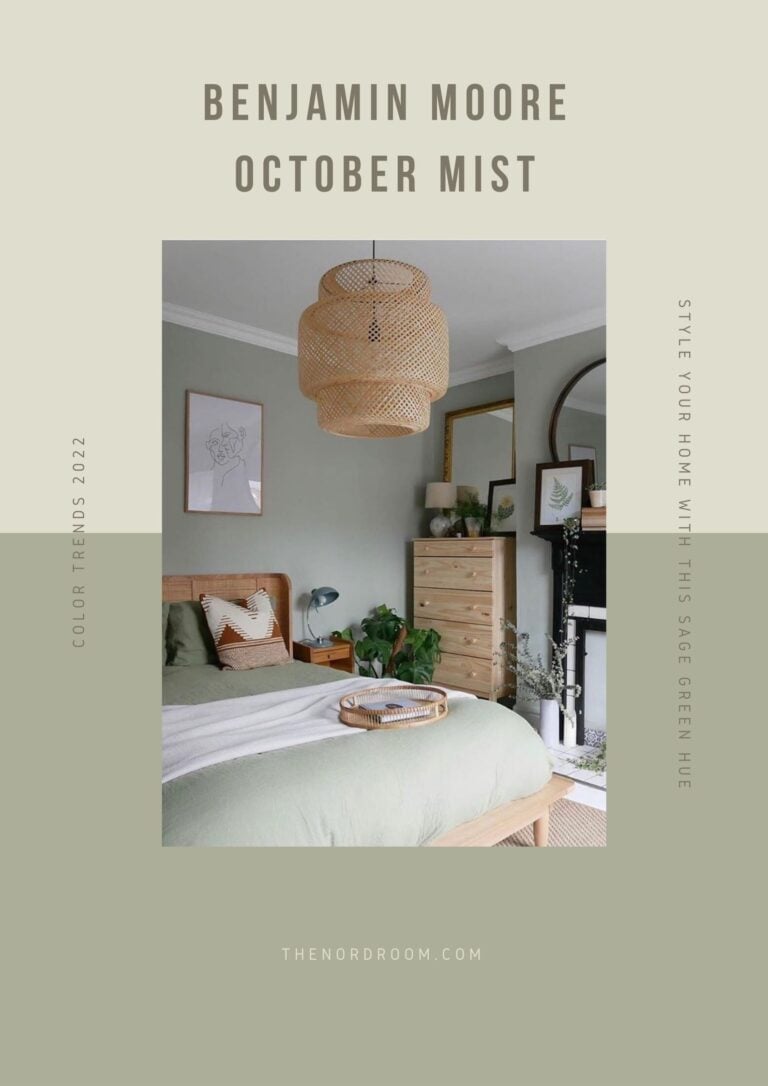 Benjamin Moore Color of the Year 2022: October Mist