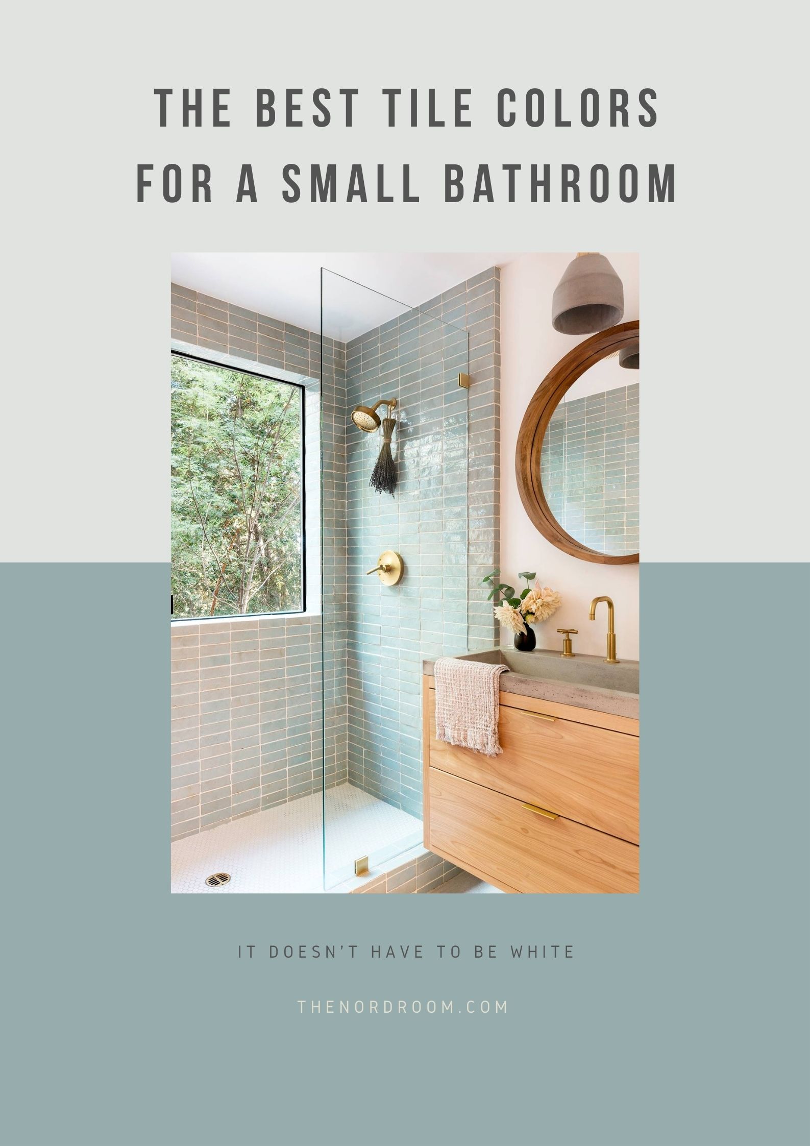 The Best Tile Color for a Small Bathroom