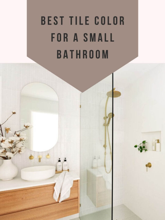 Pick These Color Tiles For A Small Bathroom