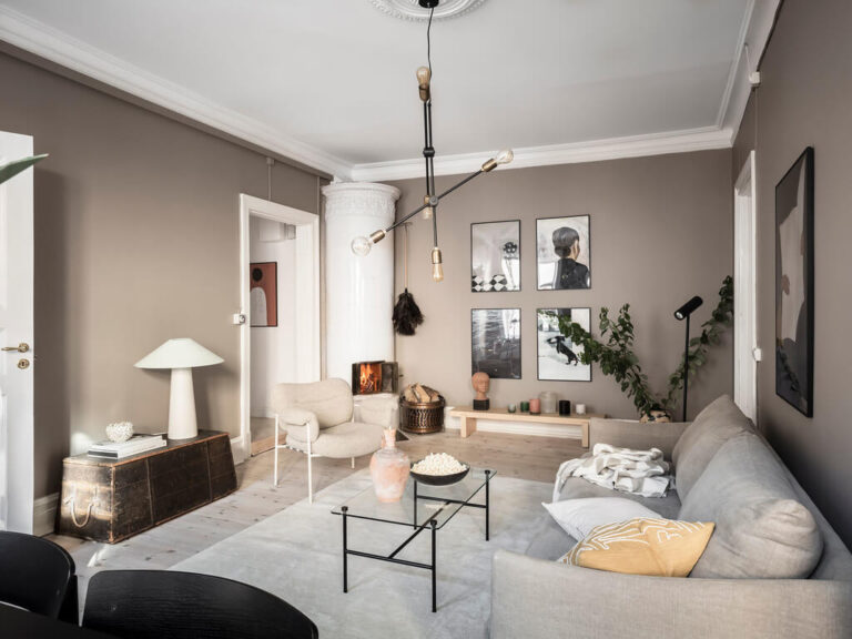 A Stylish Gray Scandinavian Apartment - The Nordroom
