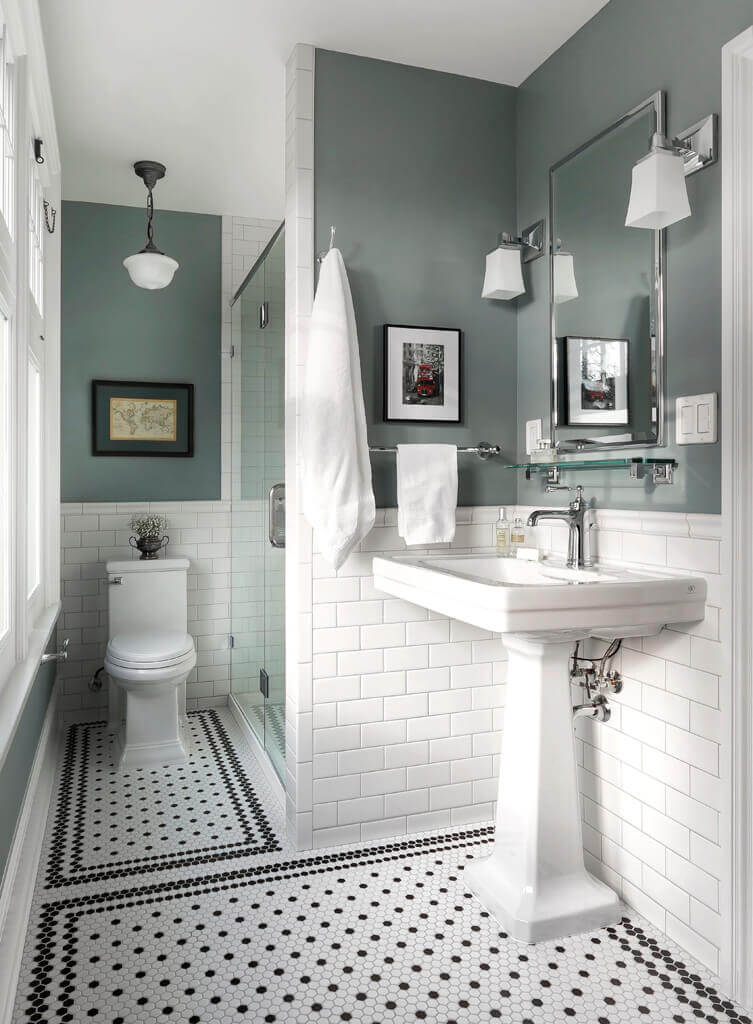 Best Tile Color For A Small Bathroom