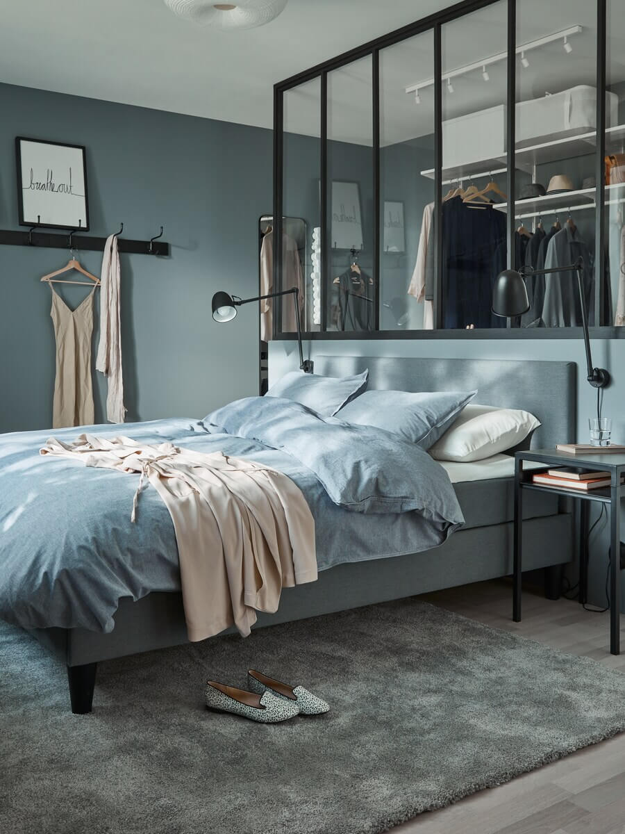 blue-ikea-bedroom-walk-in-closet-glass-wall-nordroom