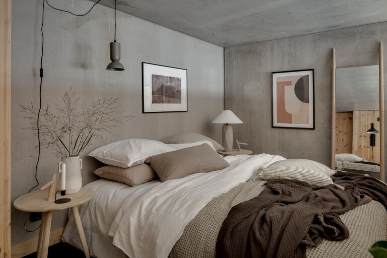 A Scandinavian Loft Made of Concrete and Wood - The Nordroom