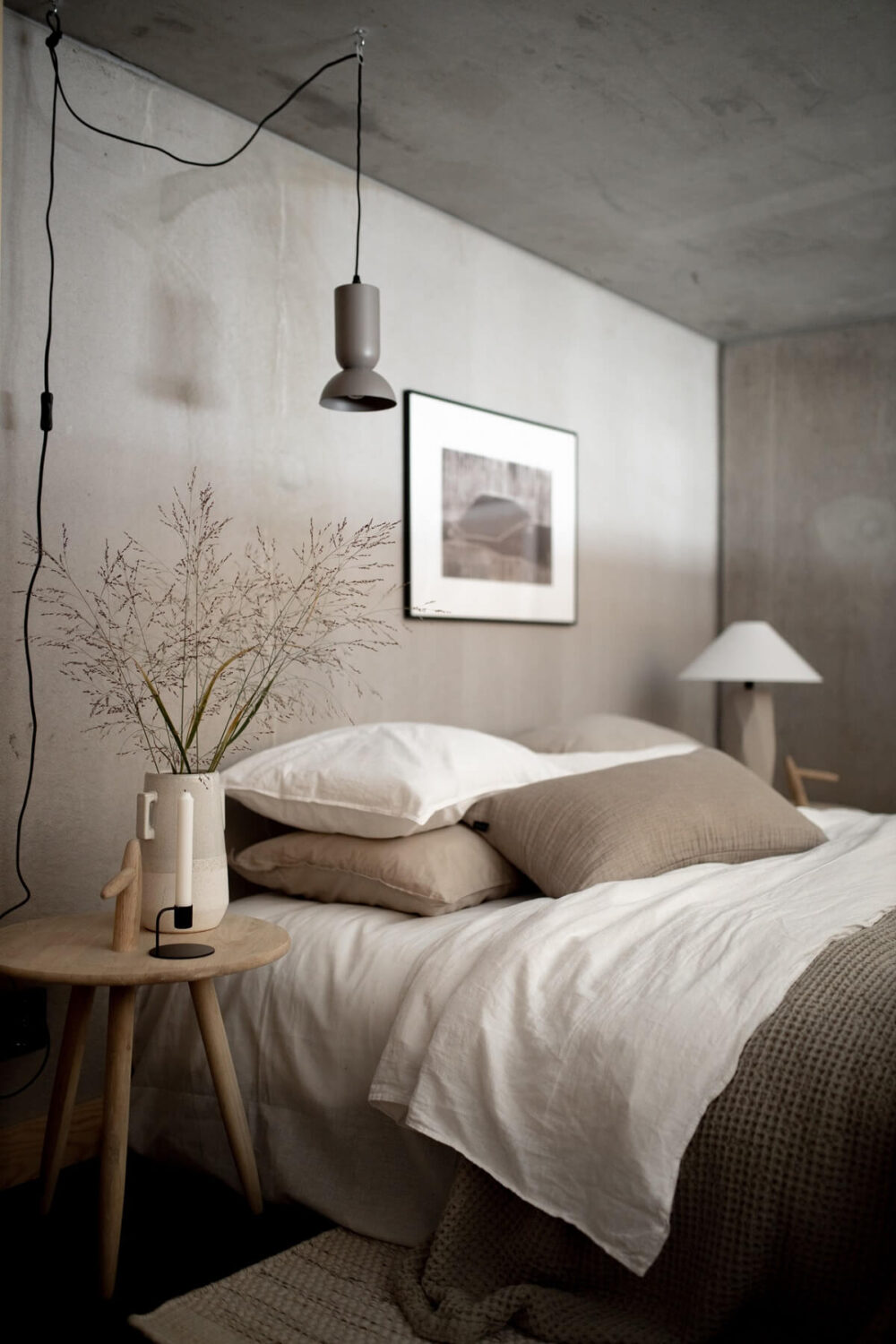 concrete-loft-bedroom-scandinavian-home-tour-nordroom