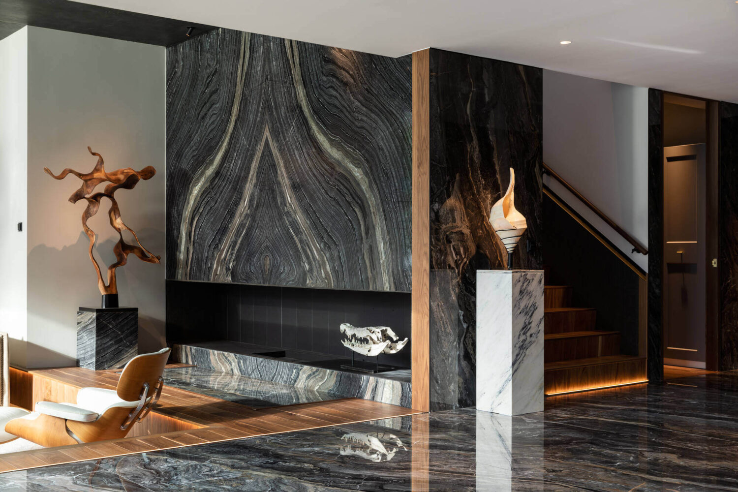 fireplace-marble-modern-architectural-villa-stockholm-sweden-nordroom