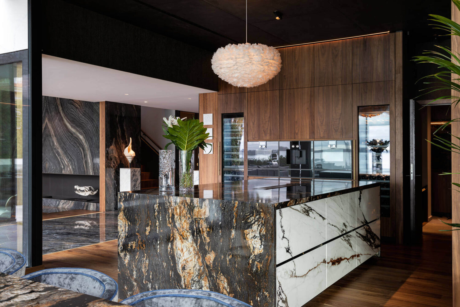 marble-kitchen-island-modern-architectural-villa-stockholm-sweden-nordroom