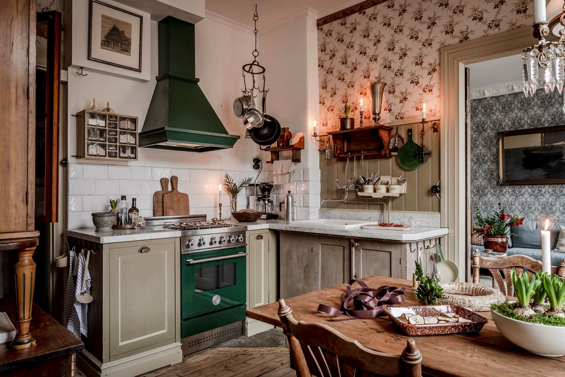 vintage-kitchen-green-stove-nordroom