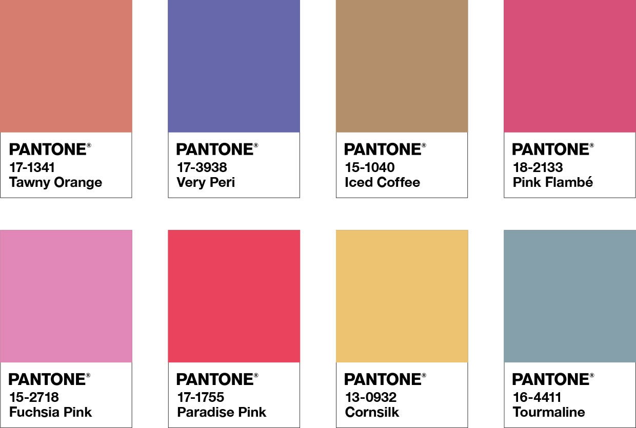 Pantone Color Palette 2022