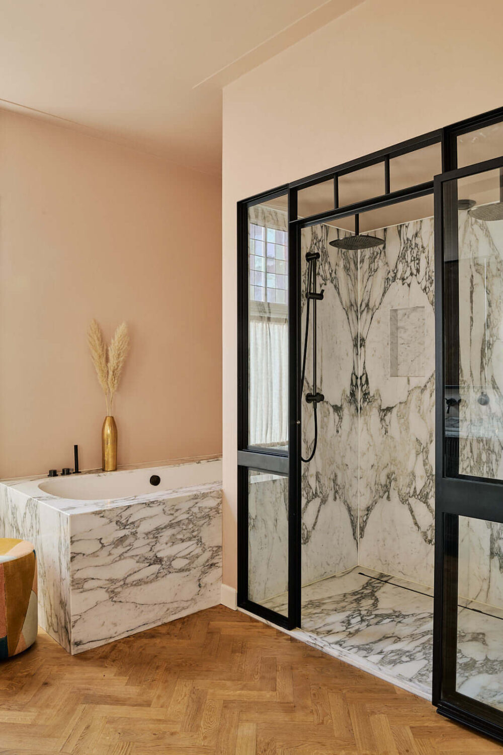 bathroom-marble-bath-walk-in-shower-industrial-nordroom