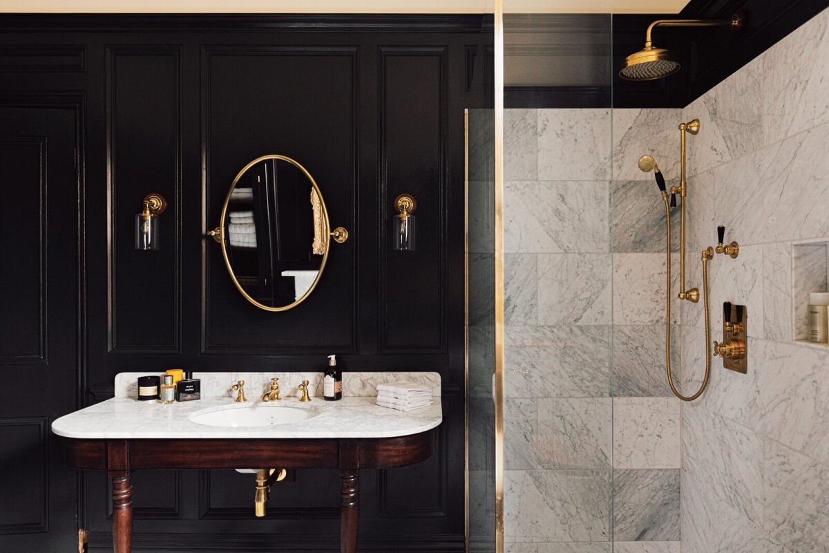 black-bathroom-shower-classic-london-terraced-house-nordroom