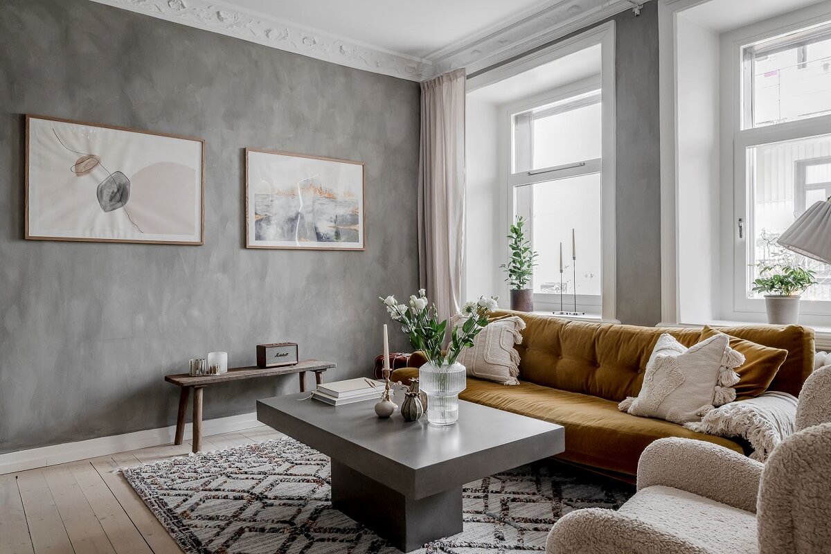 living-room-ochre-sofa-gray-walls-nordroom