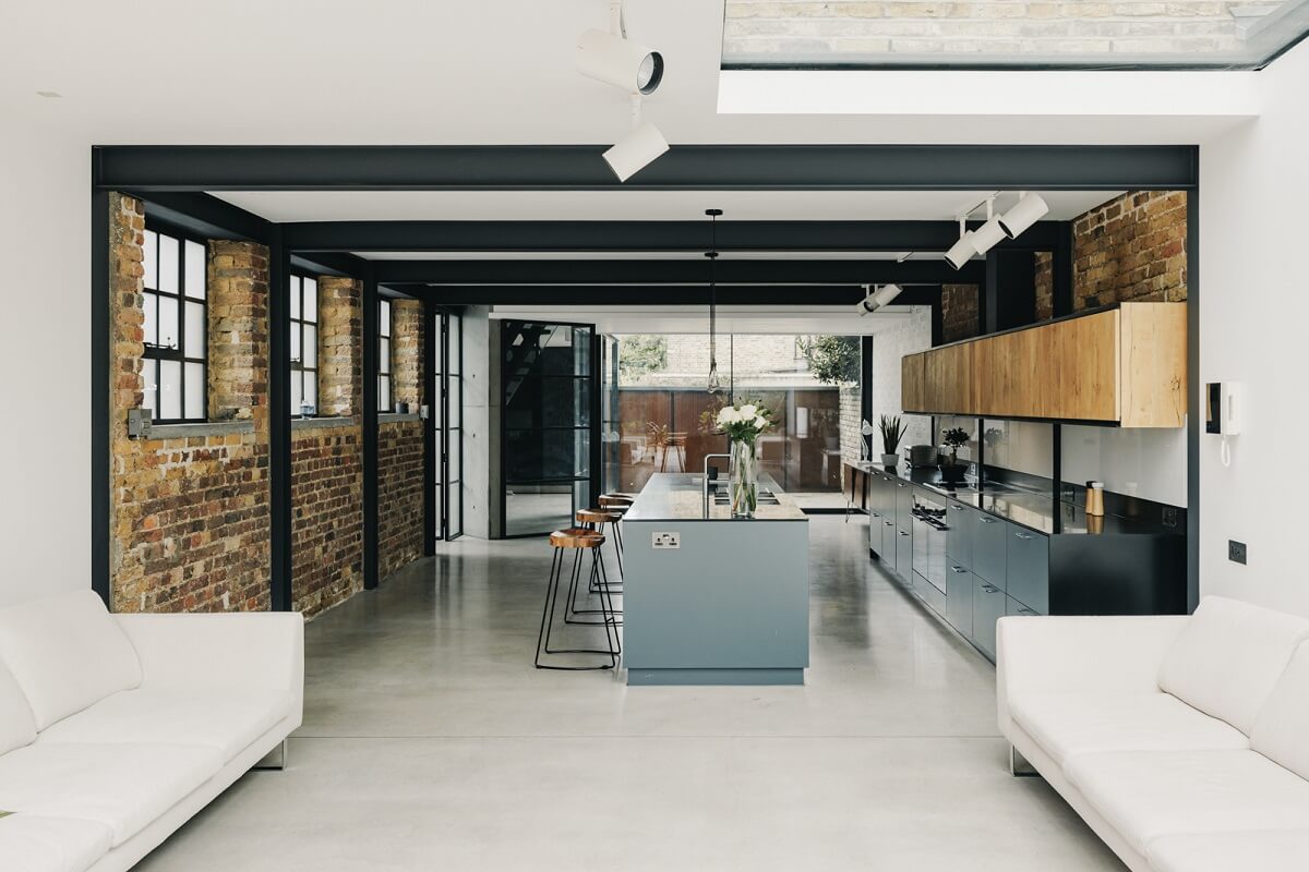 modern-kitchen-sitting-room-brick-walls-nordroom