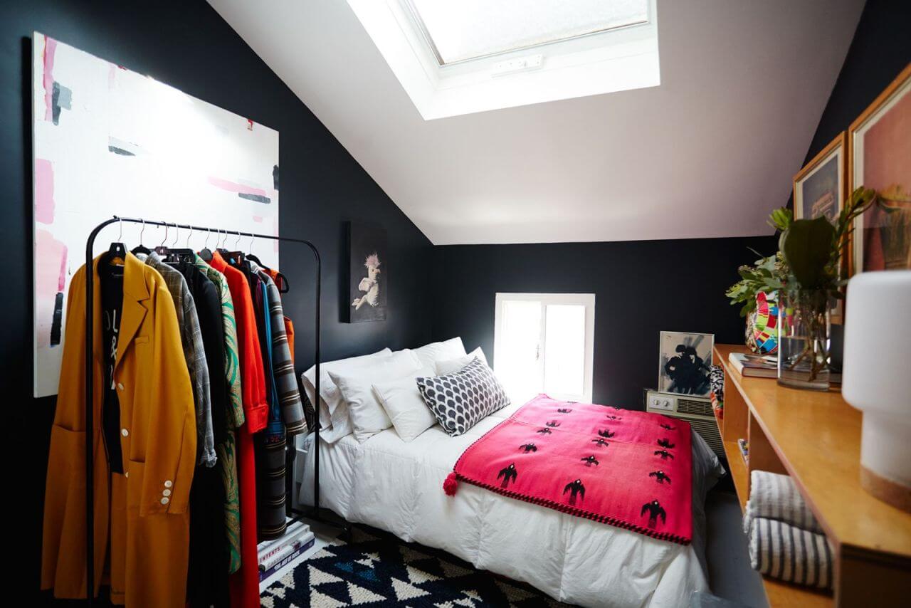 moody-bedroom-slanted-ceiling-nordroom