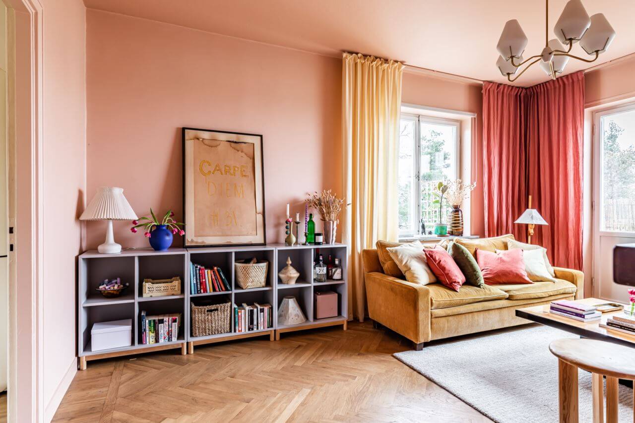ochre-sofa-ikea-eket-cabinets-pink-living-room-nordroom