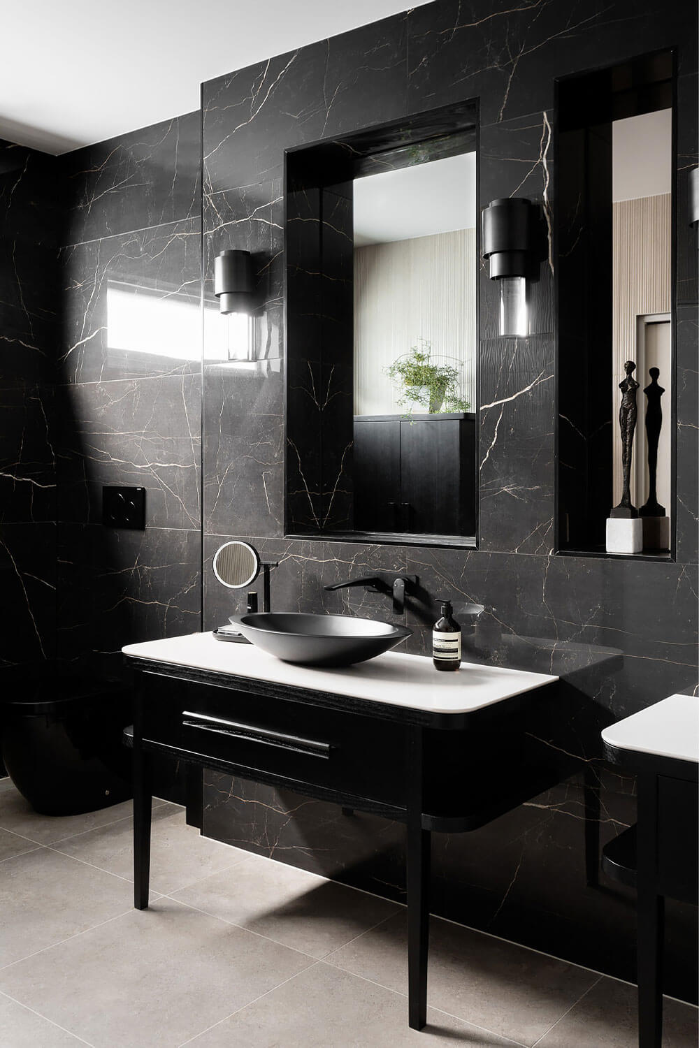 20 Elegant Black Bathroom Ideas - Black Bathroom Designs